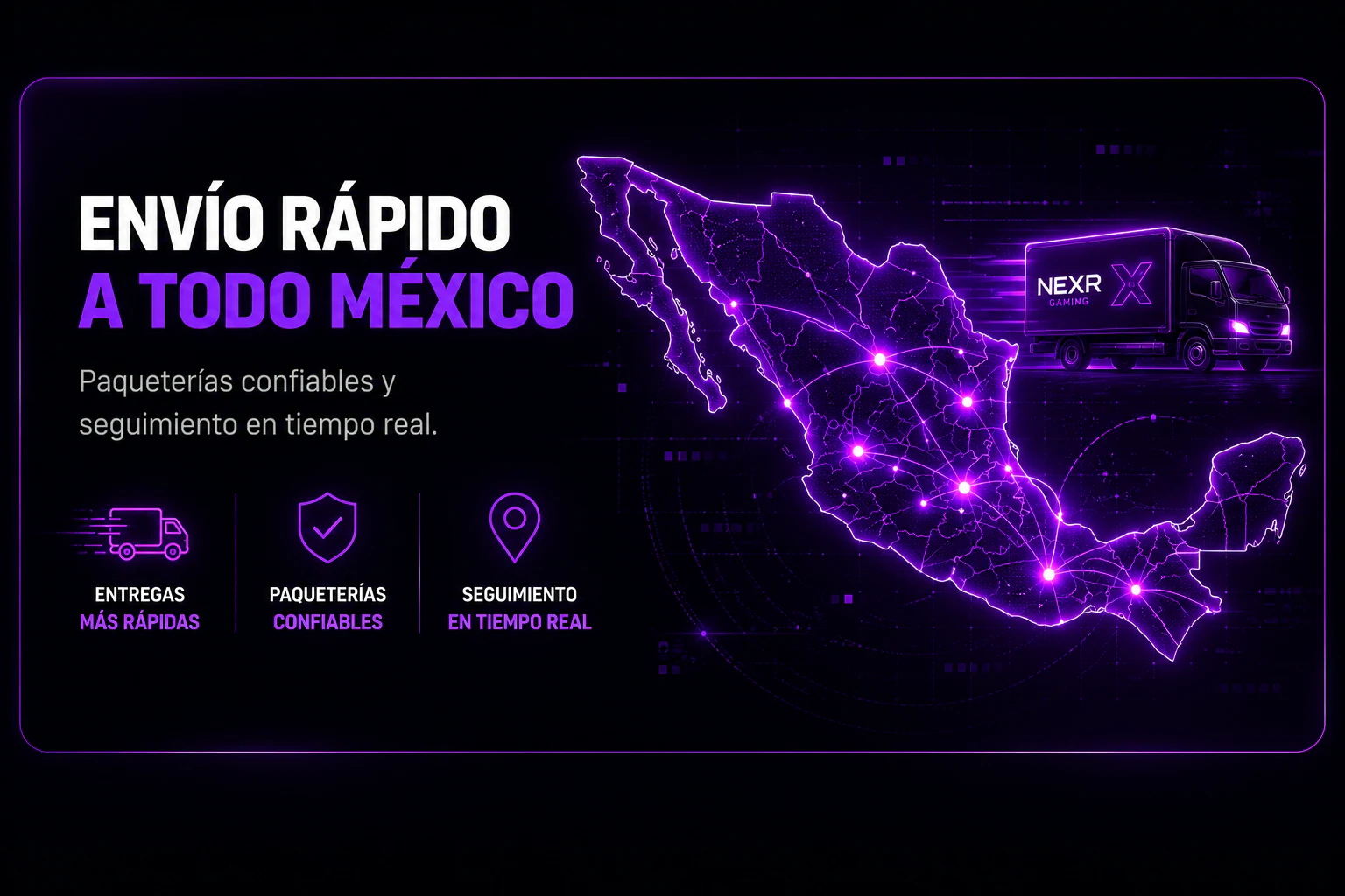 Información de envíos NEXR en México